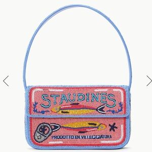 STAUD Staudines Tommy beaded bag Sardines